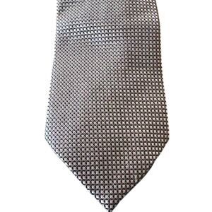 Ermenegildo Zegna pink & black silk tie